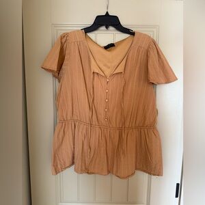 Lane Bryant Women's Tan Top